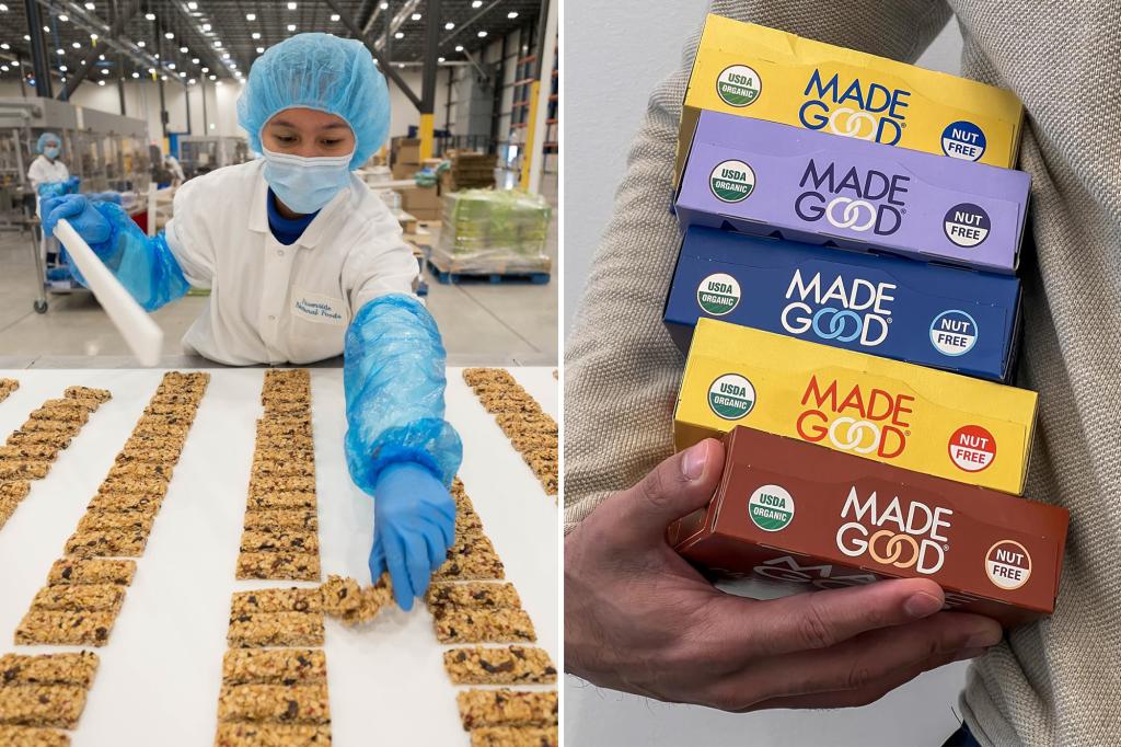 Granola bars were reminded of a 'possible presence of metals'