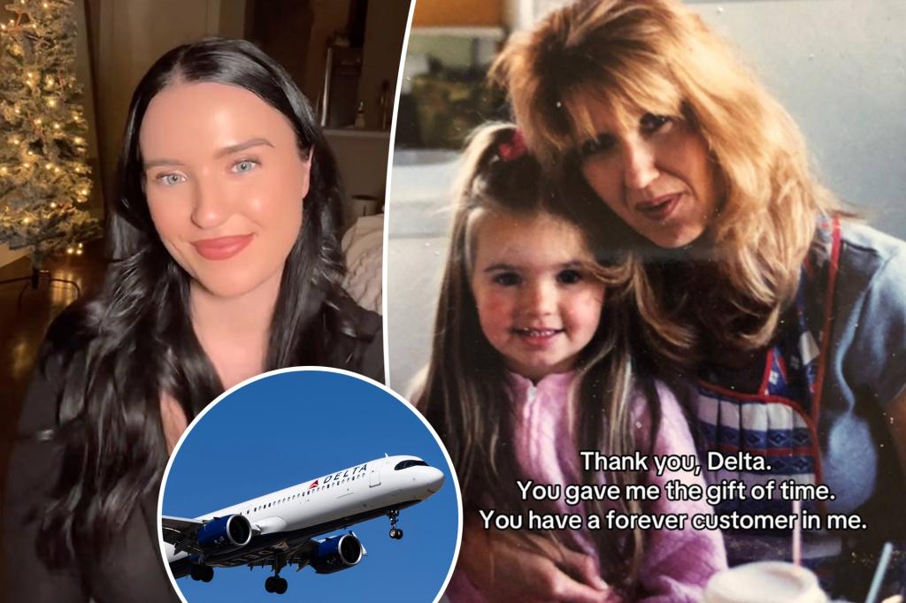 Delta helped to bring a girl to her mother for a last farewell