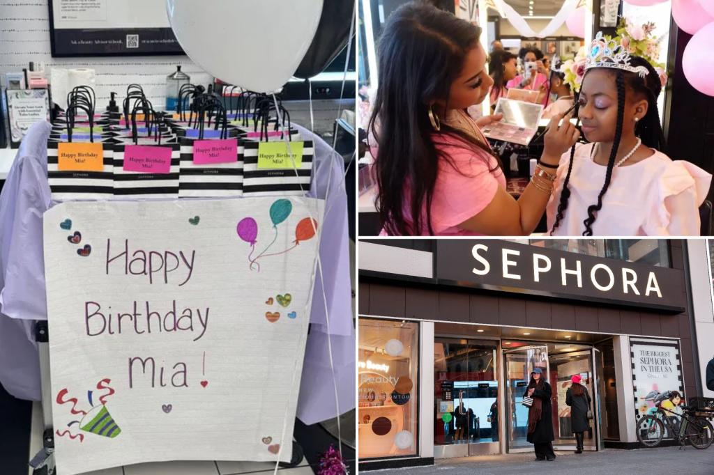 Sephora is the new cheese Chuck E. For the girls' birthday holidays
