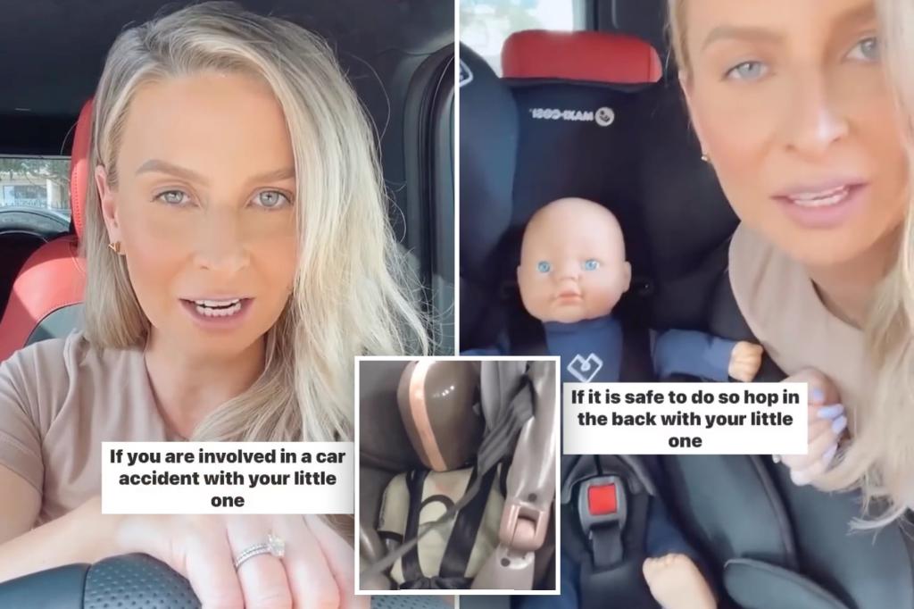 Paramedic reveals one thing you should never do if you are in a car crash with your baby